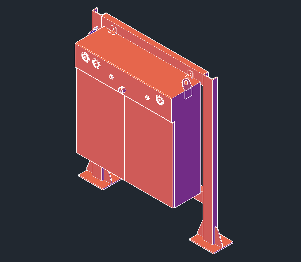 Control Panel 3D Model DWG Download for Engineering Projects
